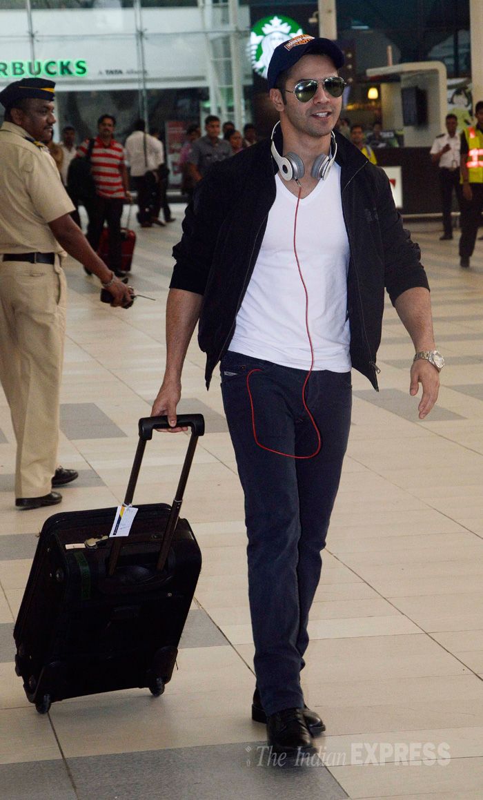 Free Download Varun Dhawan At Mumbai Airport - Bollywood Actors Airport Look , HD Wallpaper & Backgrounds