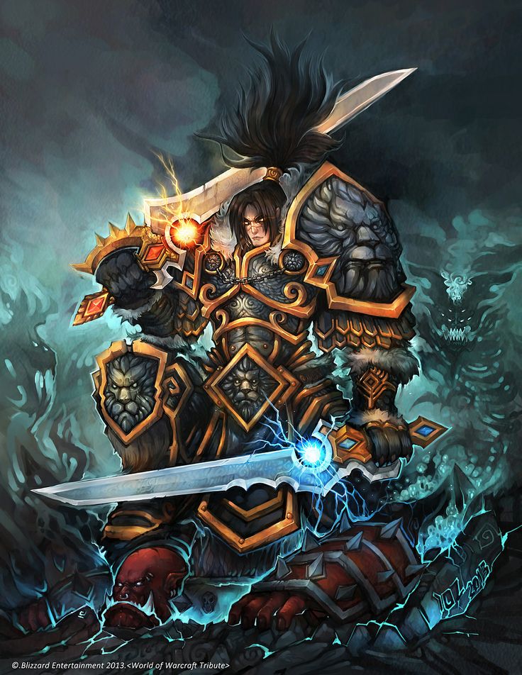 Varian Wrynn - Varian Wrynn Swords , HD Wallpaper & Backgrounds