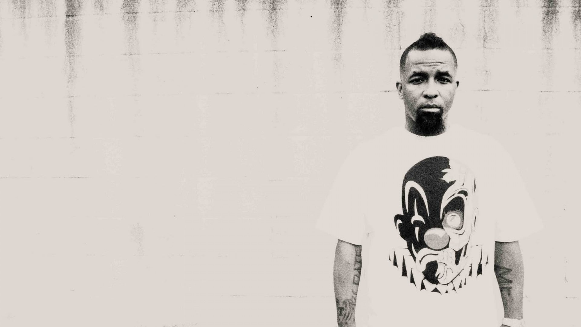 Tech N9ne, Rap, Joker Brand, Clowns, Monochrome, Men, - Tech N9ne Hd , HD Wallpaper & Backgrounds