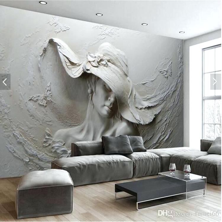 Non Woven Bedroom Living Room Modern Wallpaper - 3d Wallpaper Living Room , HD Wallpaper & Backgrounds