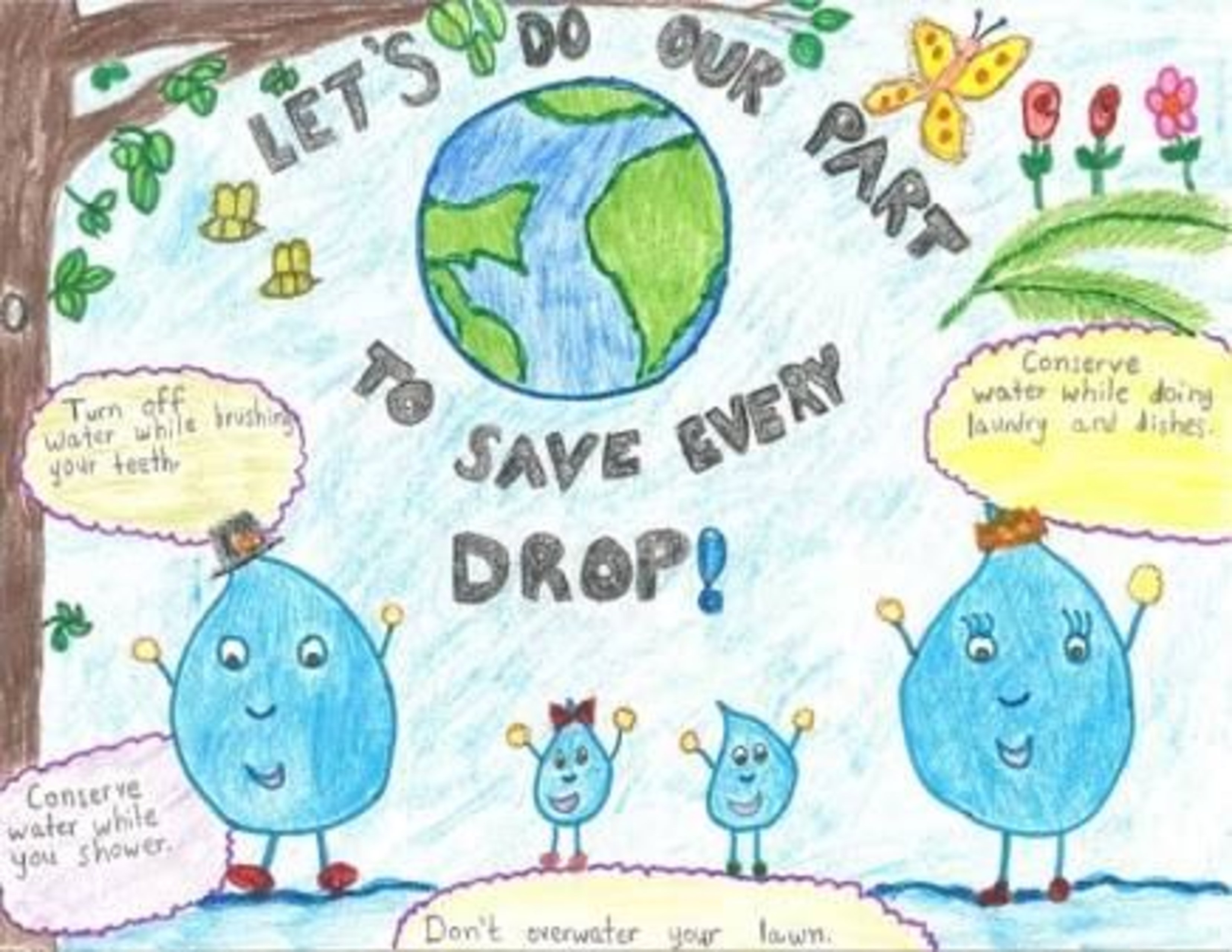 Mobiles Qhd - Save Water Project In School , HD Wallpaper & Backgrounds