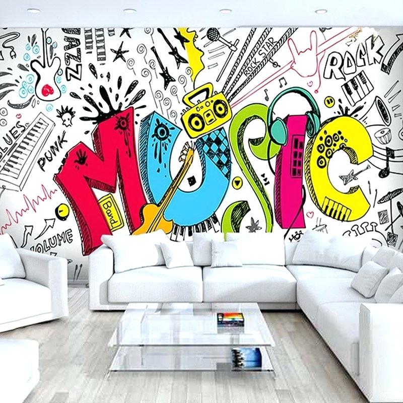Graffiti Bedroom Wallpaper Graffiti Bar Kinder Home - Graffiti Home , HD Wallpaper & Backgrounds