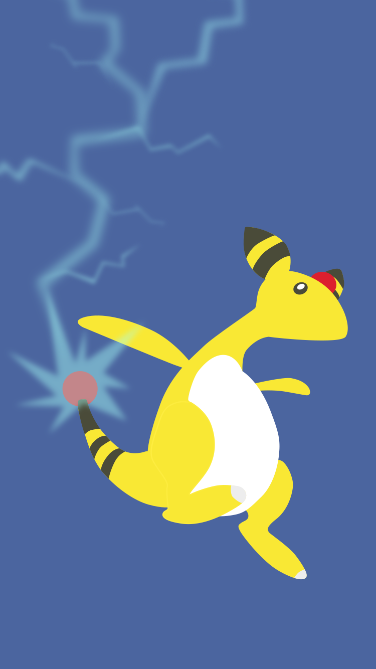 Ampharos Phone Background Phone Backgrounds, Tweety, - Illustration , HD Wallpaper & Backgrounds