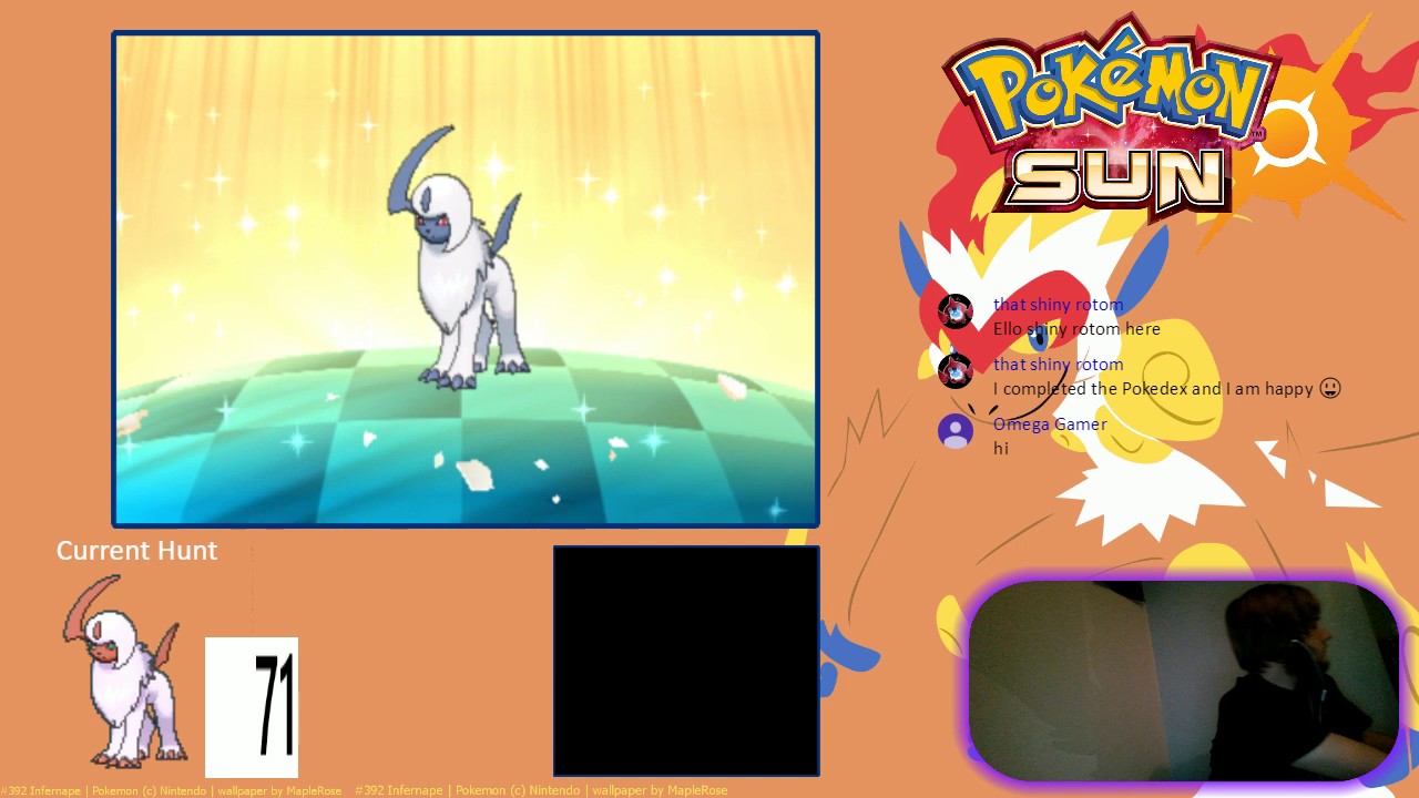 Pokemon Sun Shiny Absol Hunt - Get Infernape Pokemon Sun , HD Wallpaper & Backgrounds