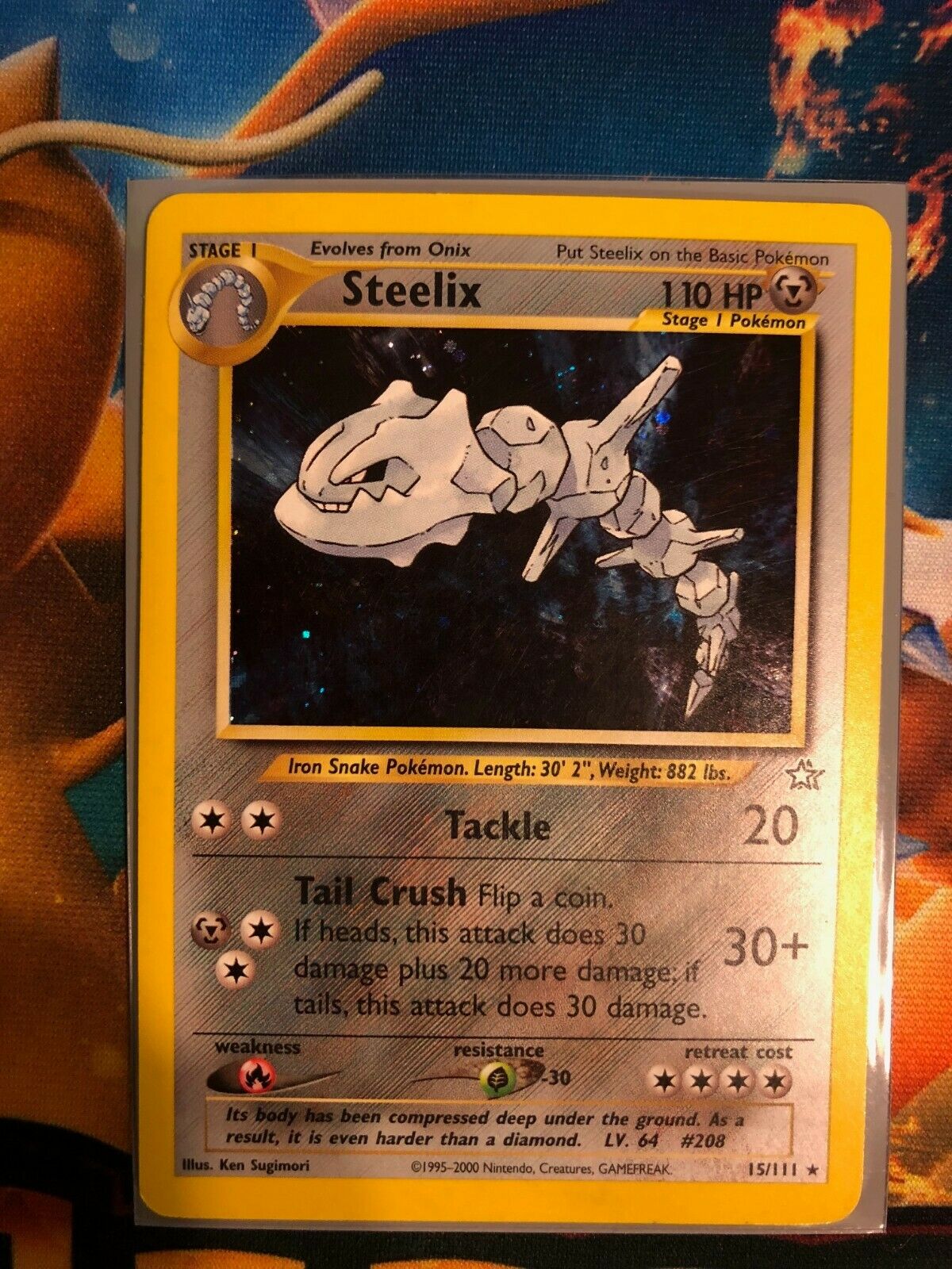 Steelix Shiny Pokemon Card , HD Wallpaper & Backgrounds
