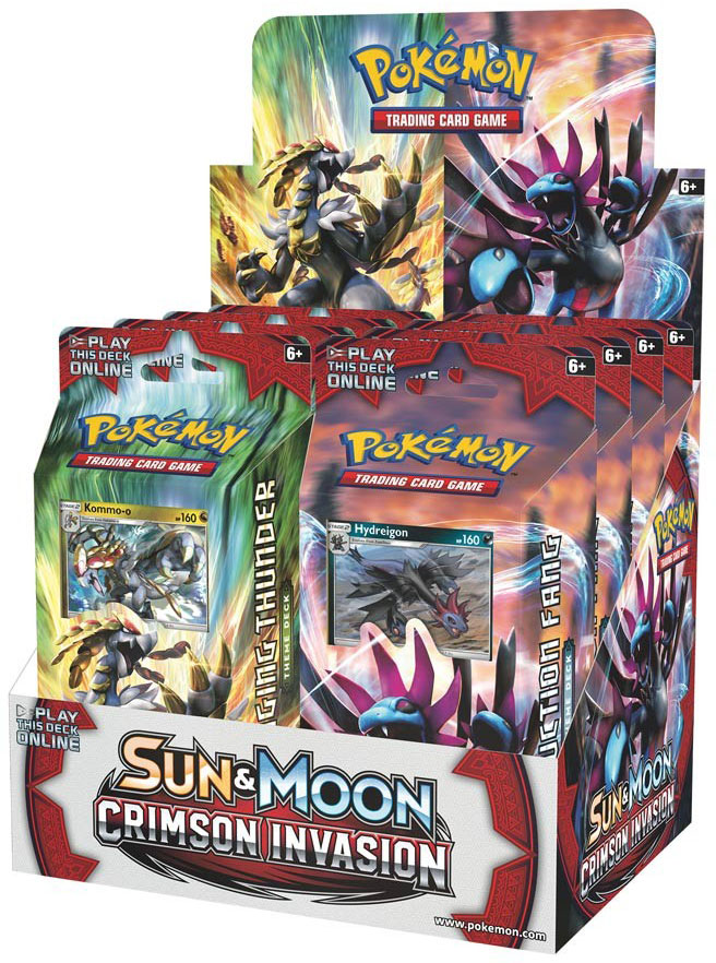 'crimson Invasion' Theme Deck And Booster Box Images - Pokemon , HD Wallpaper & Backgrounds