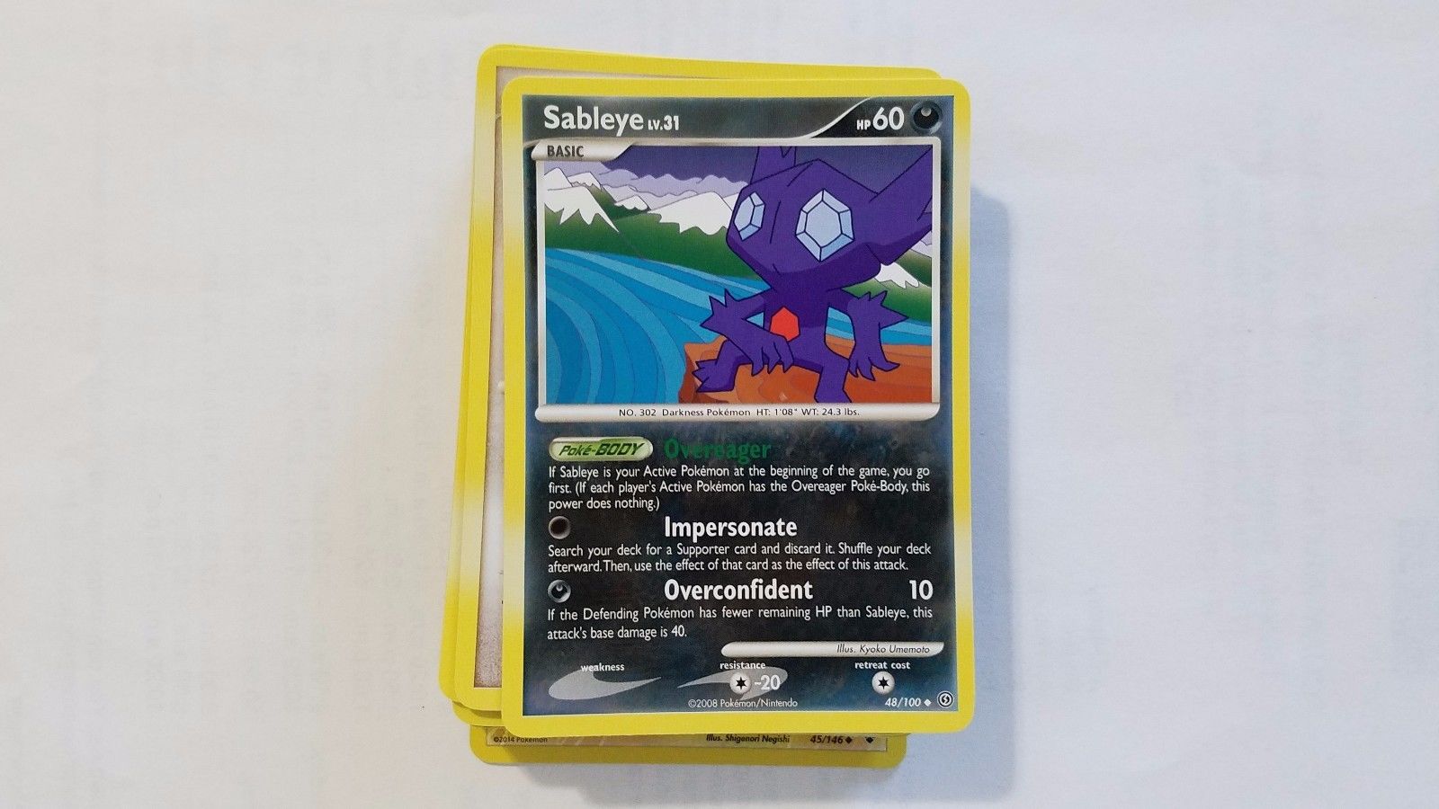 Sableye Card Pokemon , HD Wallpaper & Backgrounds