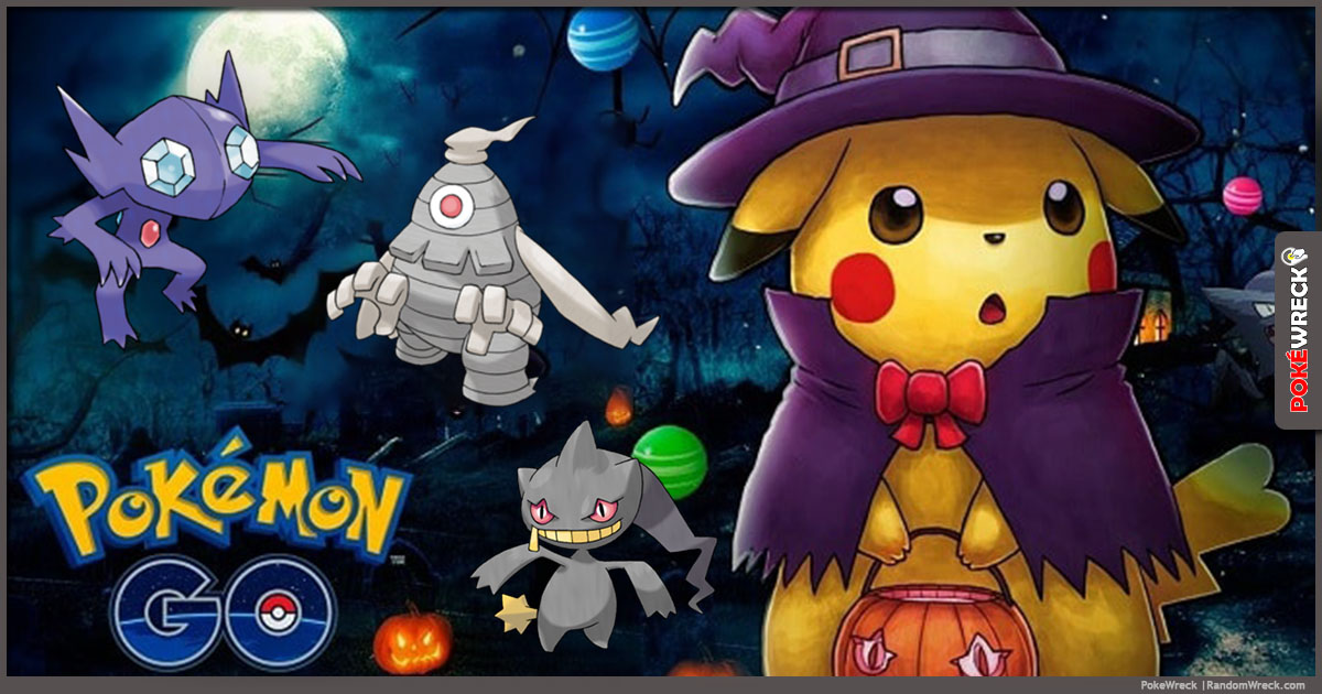 Gen 3 Ghost Type - Pokemon Go Halloween 2018 , HD Wallpaper & Backgrounds