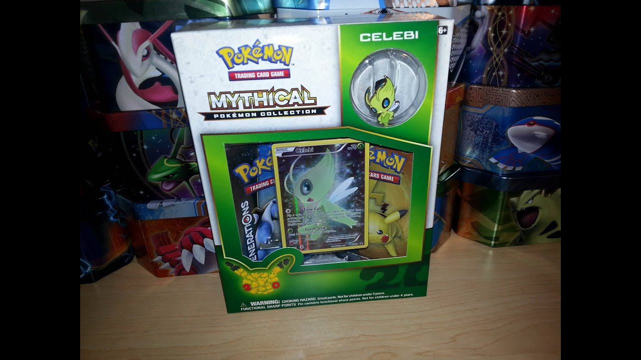 Pokemon Generations Mythical Celebi Collection Box - Action Figure , HD Wallpaper & Backgrounds