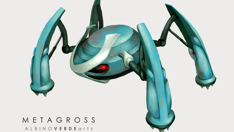 Pokemon, Metagross Desktop Background - 3d Mega Metagross , HD Wallpaper & Backgrounds