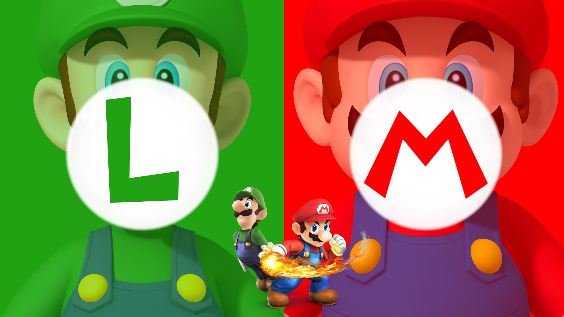 No Caption Provided - Super Mario E Luigi , HD Wallpaper & Backgrounds