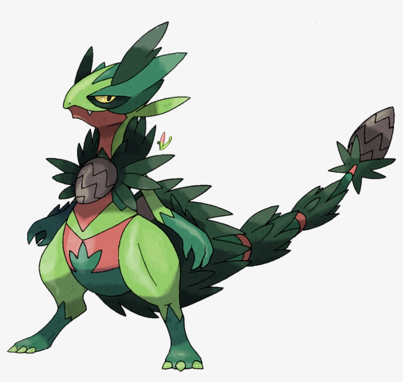 Images Similar To Png Image - Mega Sceptile Fan Made , HD Wallpaper & Backgrounds