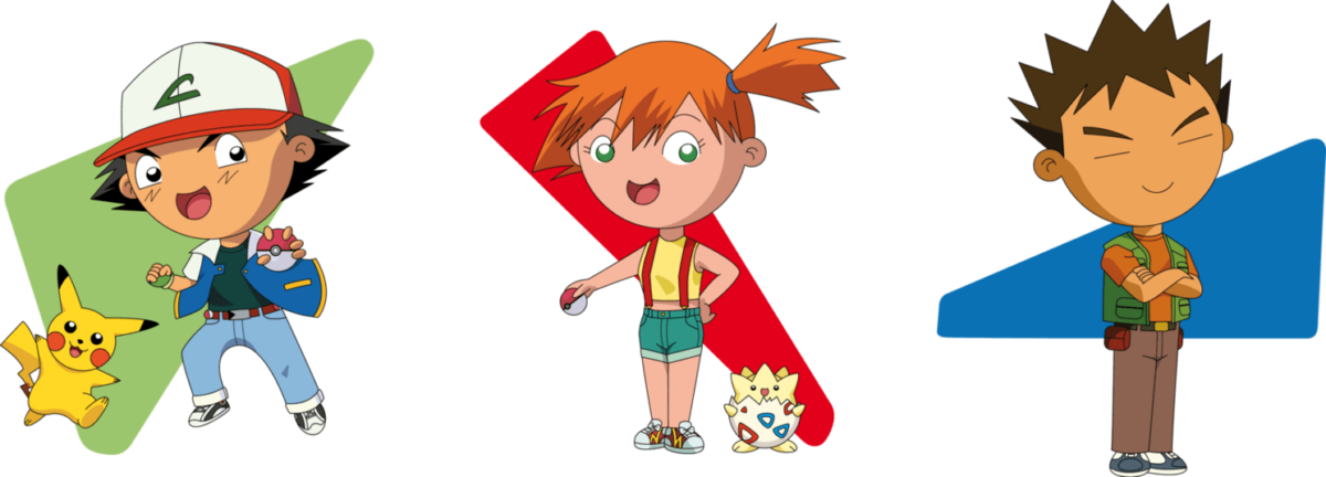 Chibis Ash, Pikachu, Misty, Togepi And Brock By Polarstar - Ash Misty Brock Togepi , HD Wallpaper & Backgrounds