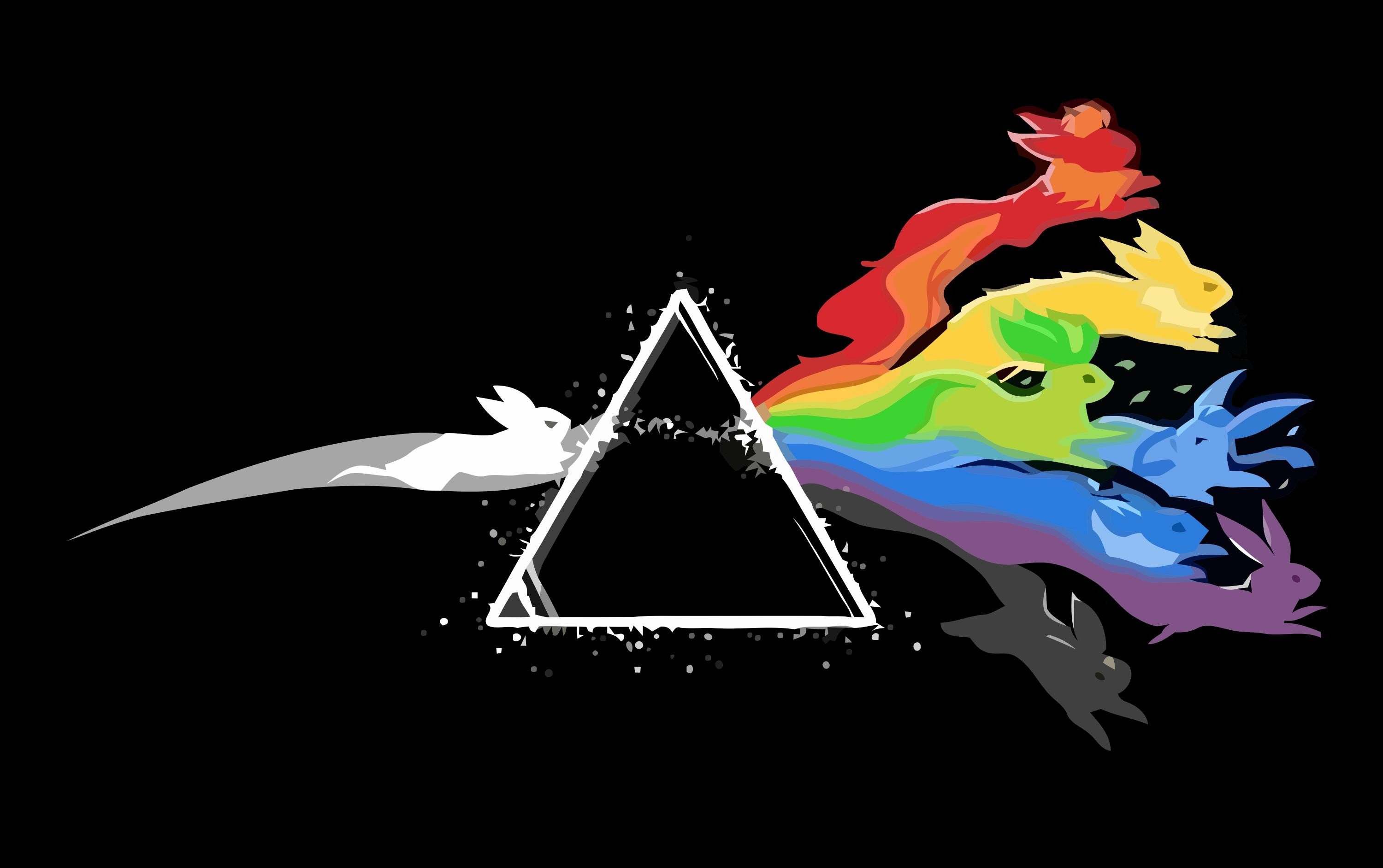 Pokémon, Pink Floyd, The Dark Side Of The Moon - Dark Side Of The Moon Rabbits , HD Wallpaper & Backgrounds