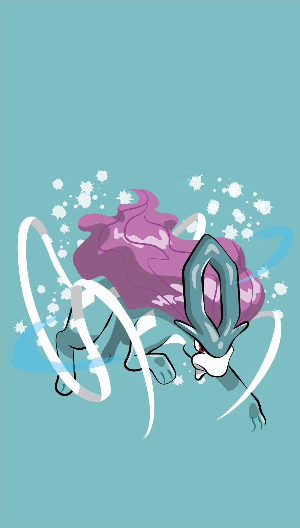 Suicune - Suicune Pokemon Wallpaper Phone , HD Wallpaper & Backgrounds