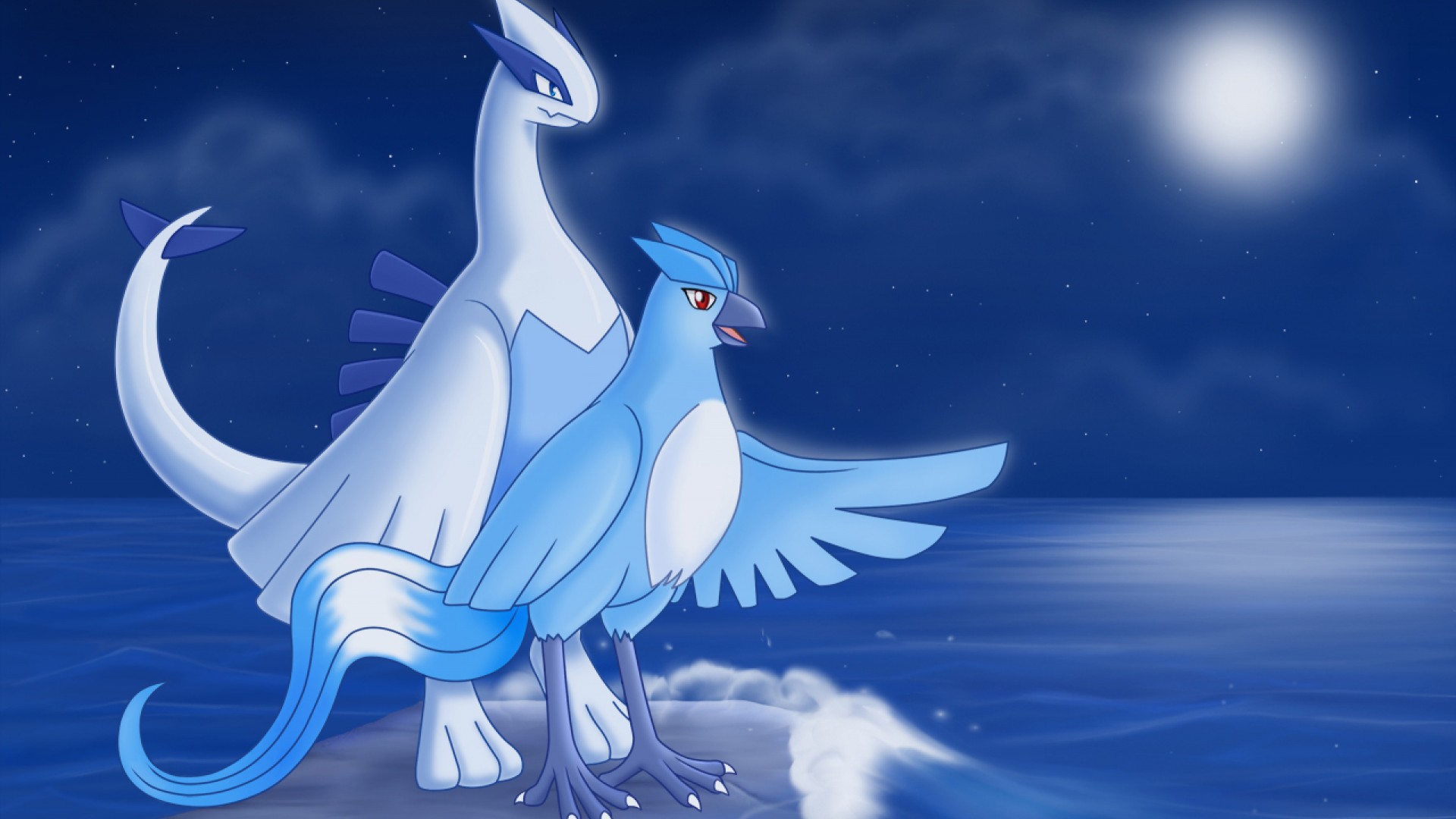 Articuno Wallpapers Images - Lugia And Articuno , HD Wallpaper & Backgrounds