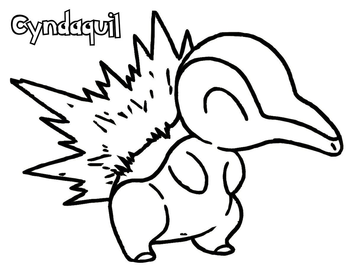 Pokemon Cyndaquil Coloring Pages Wallpaper Details - Pokemon Cyndaquil Coloring Pages , HD Wallpaper & Backgrounds