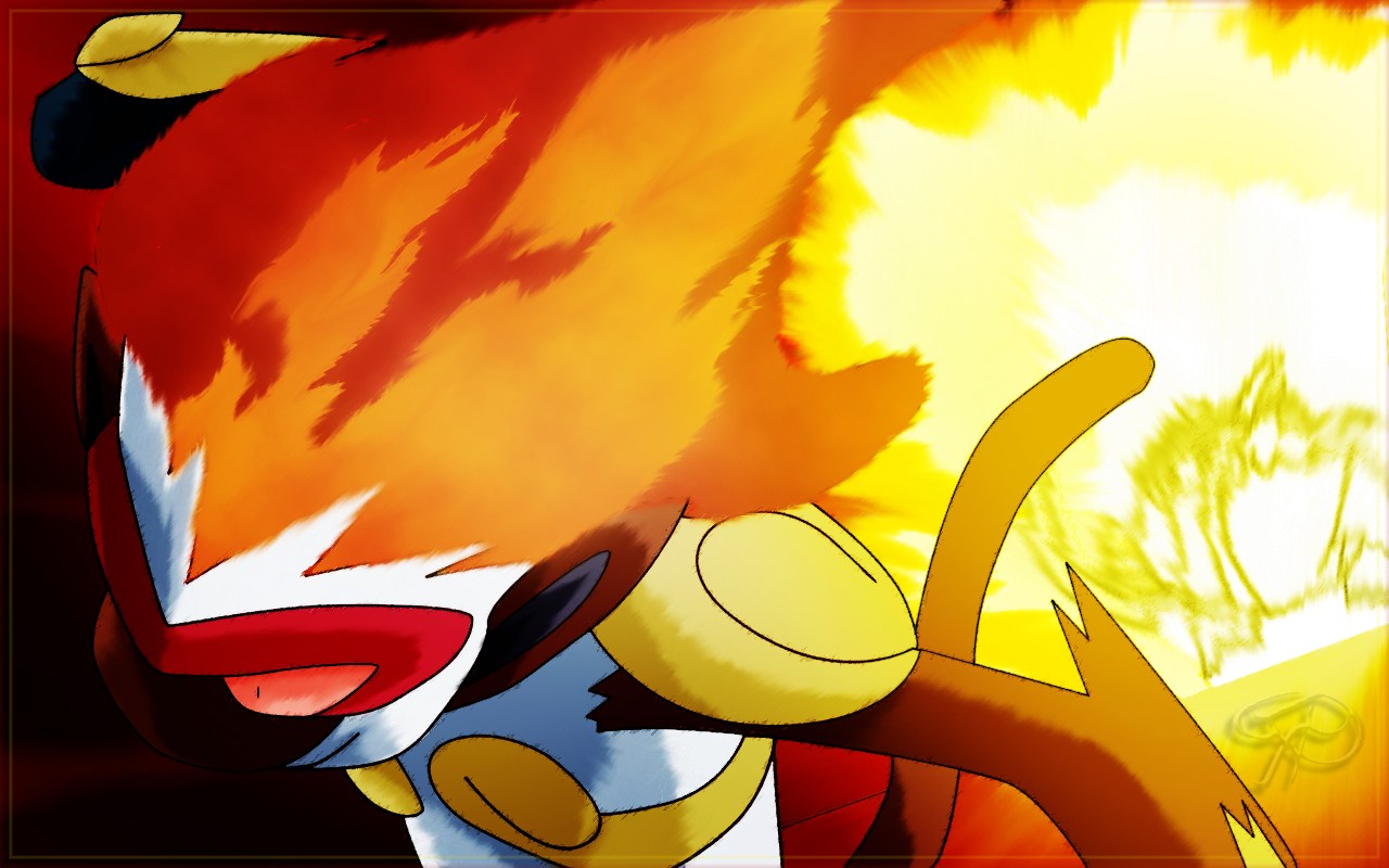 Pokemon Infernape Blaze - Ash Infernape Vs Electivire , HD Wallpaper & Backgrounds