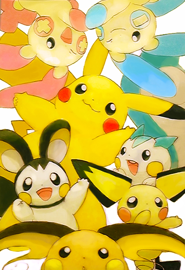 Pokémon Mobile Wallpaper - Emolga And Pikachu , HD Wallpaper & Backgrounds