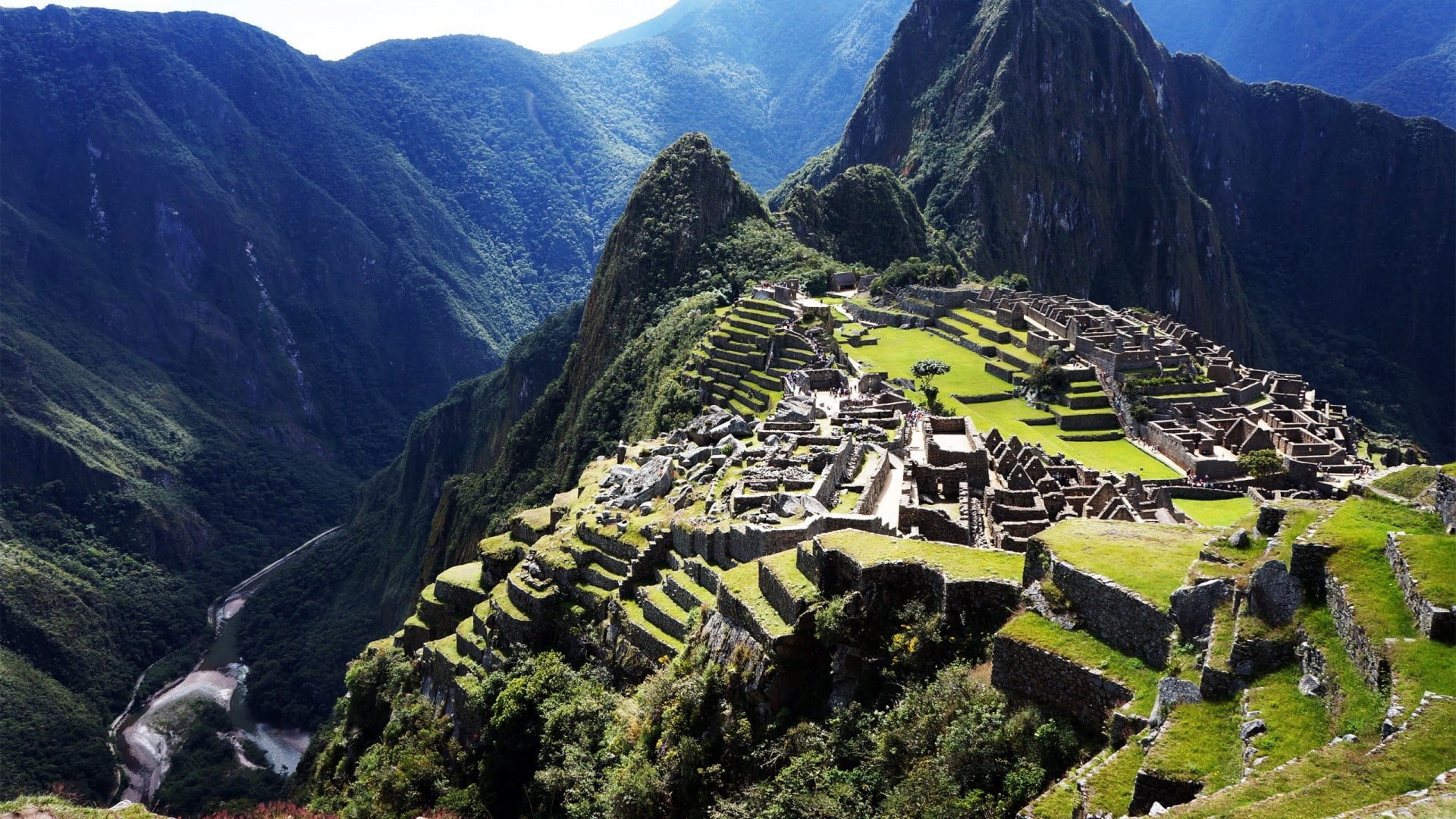 Bird's Eye View Of Machu Pichu, Peru Hd Wallpaper - Machu Picchu , HD Wallpaper & Backgrounds