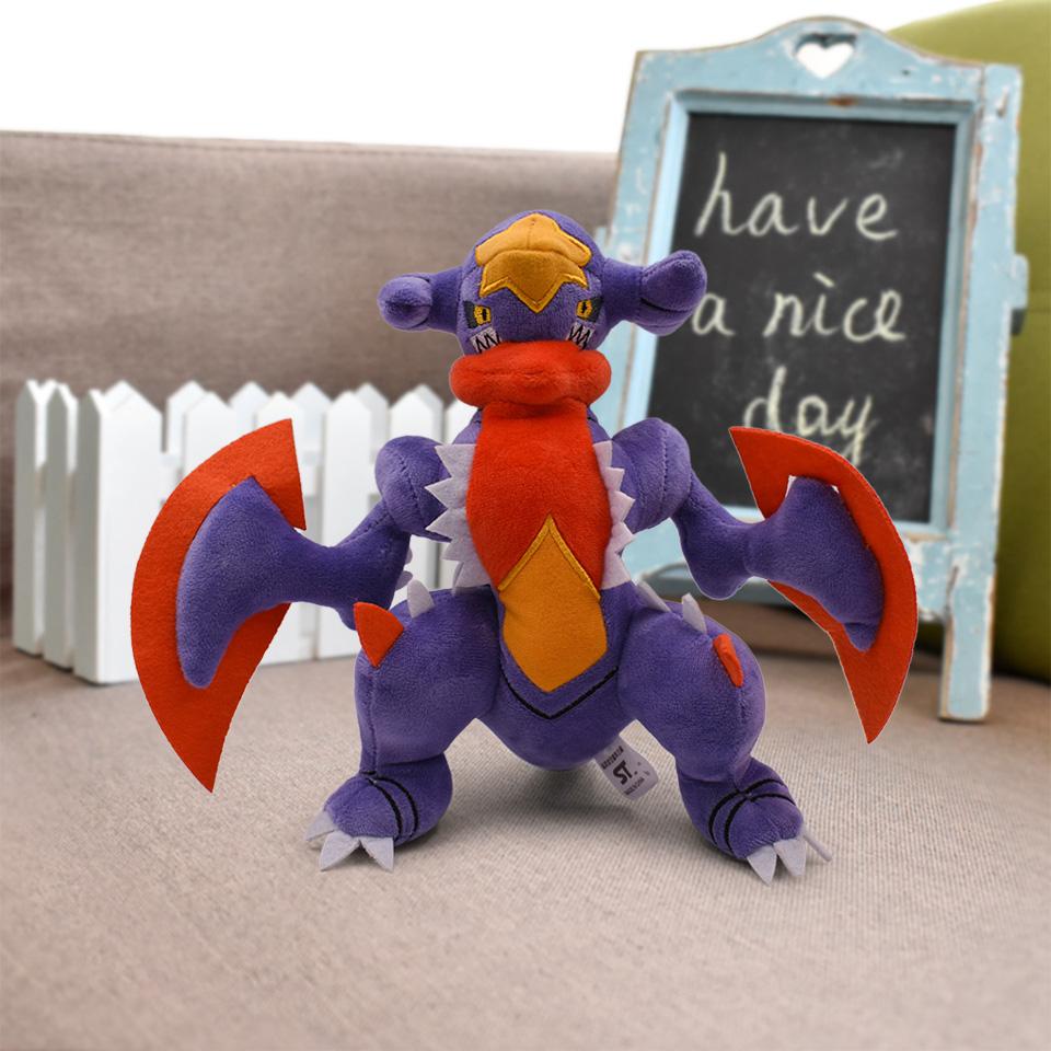 2019 22cm 9 Super Mega Garchomp Stuffed Plush Doll - Black Sonic Toys , HD Wallpaper & Backgrounds