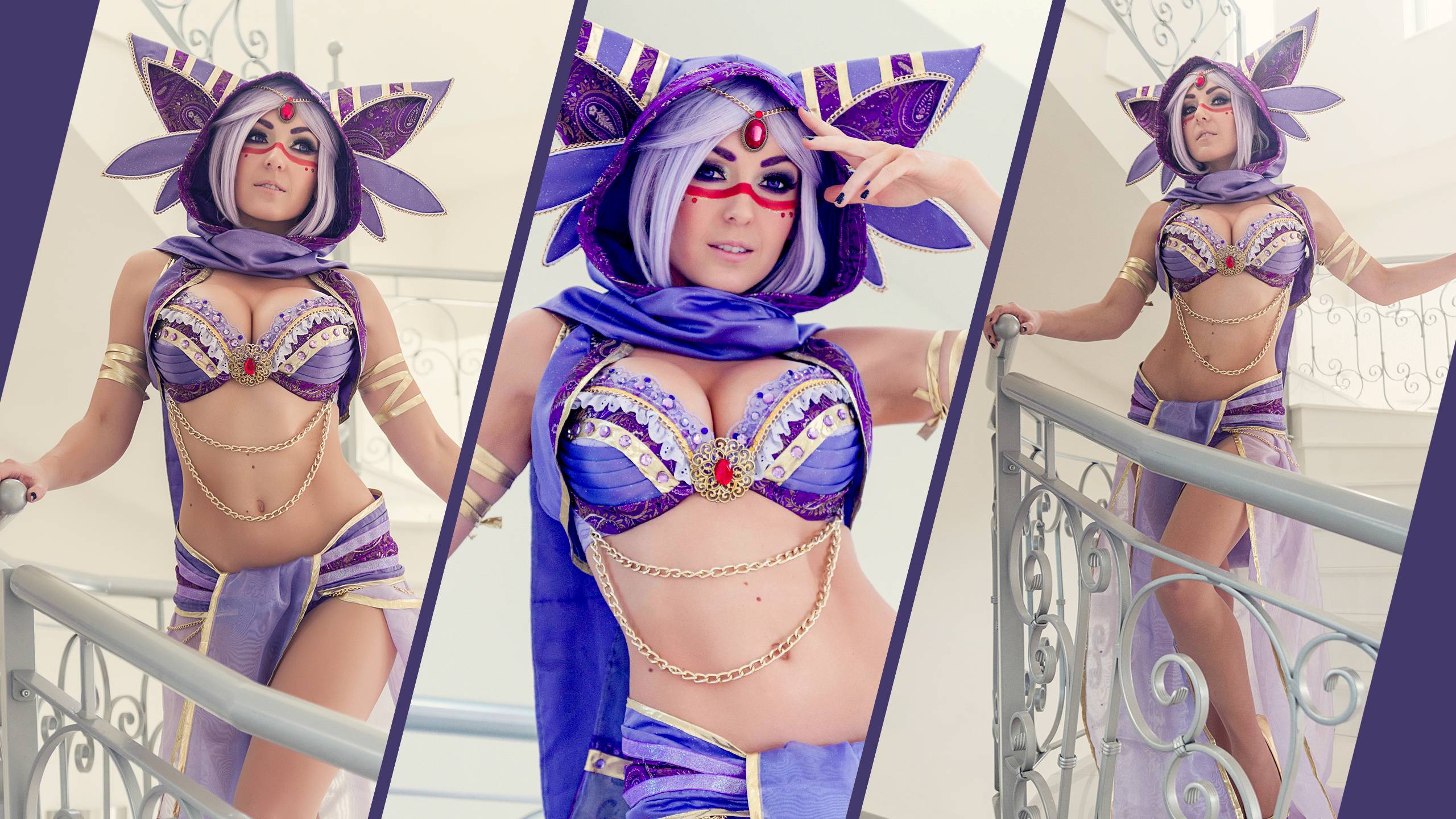 Quickly Made An Espeon Wallpaper, Should I Make Some - Jessica Nigri Espeon Cosplay , HD Wallpaper & Backgrounds