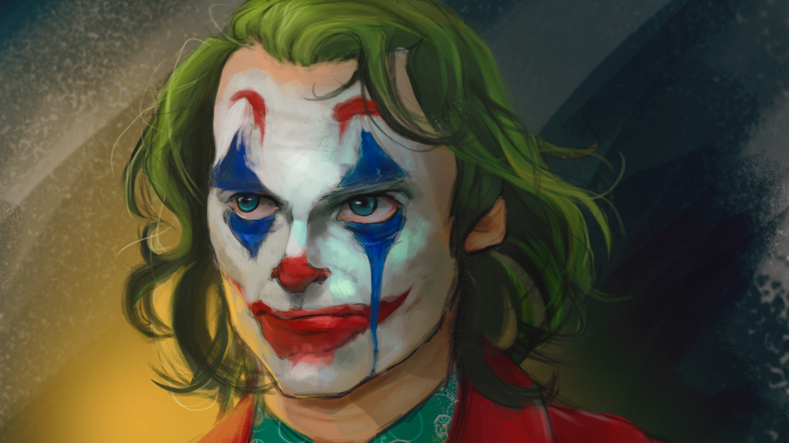 The Joker Joaquin Phoenix Art - Joker Hd Wallpaper Joaquin Phoenix , HD Wallpaper & Backgrounds