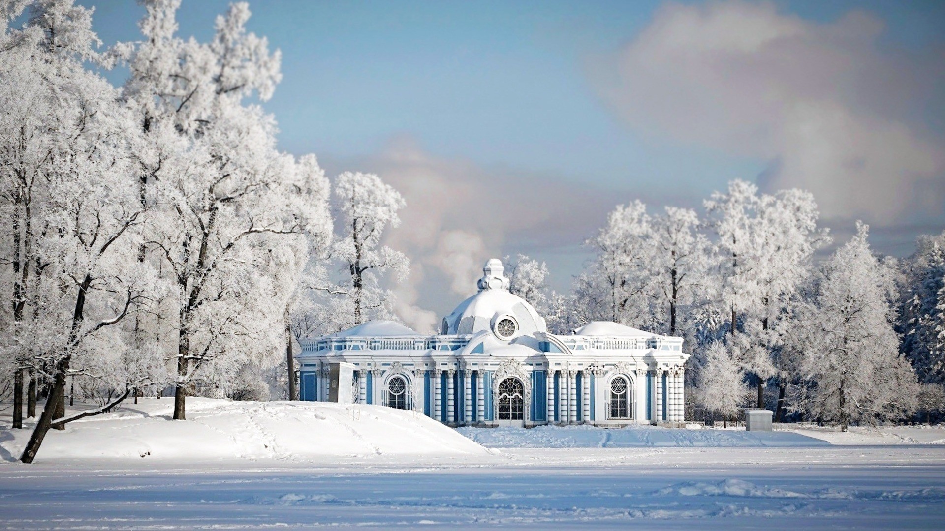 Free Wallpaper Snow - Winter In Saint Petersburg , HD Wallpaper & Backgrounds