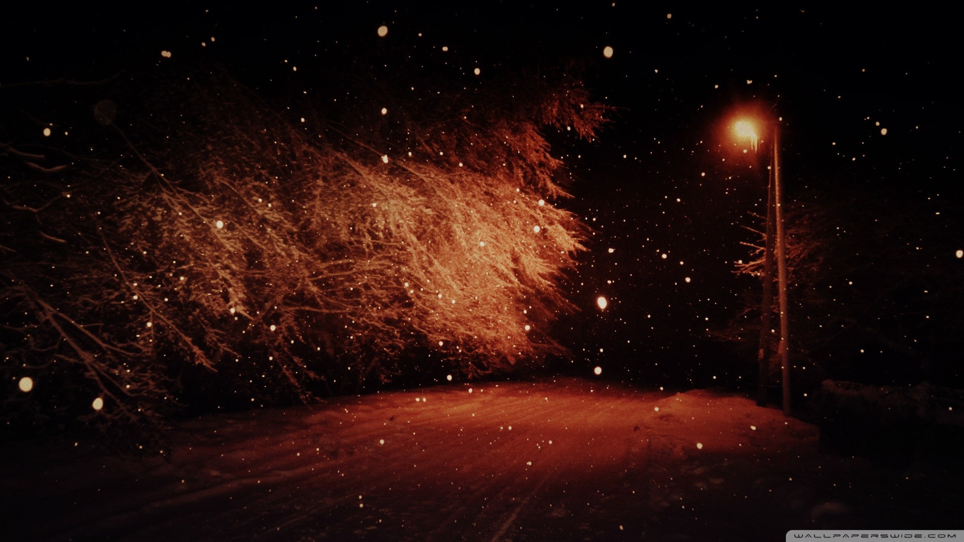 Dark Winter Night Phone , HD Wallpaper & Backgrounds