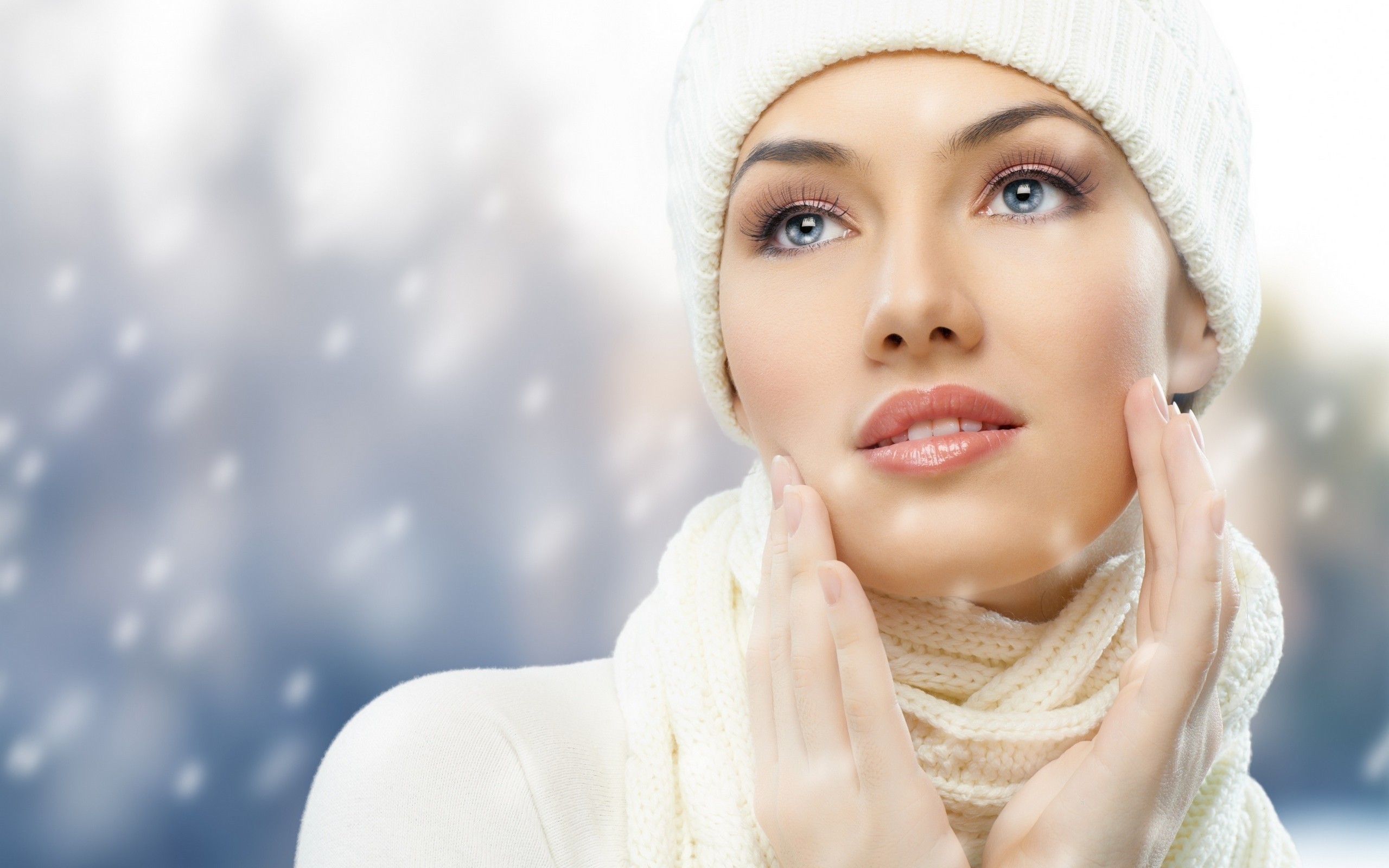 Beautiful Winter Girl Wallpapers And Stock Photos - Care Of Skin In Winter , HD Wallpaper & Backgrounds