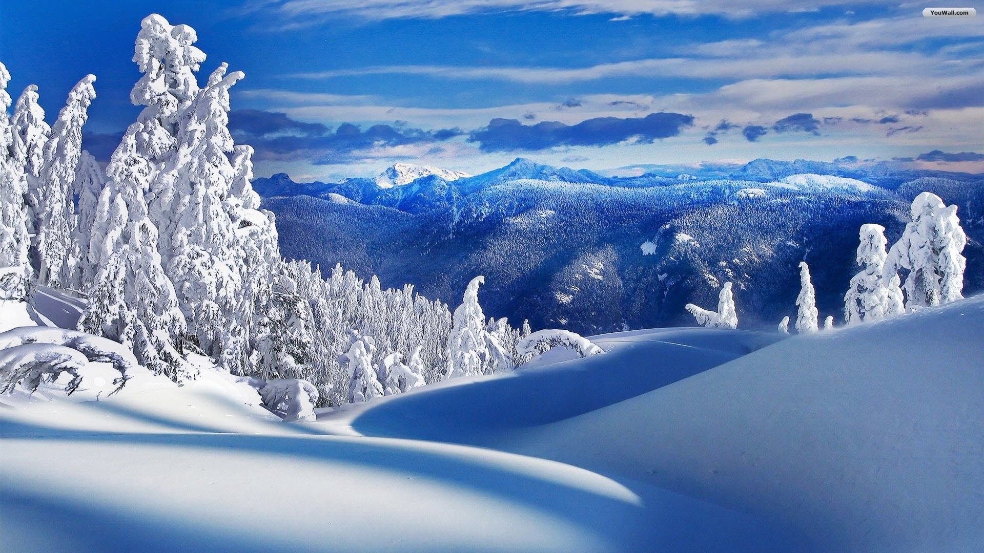Winter Landscape , HD Wallpaper & Backgrounds