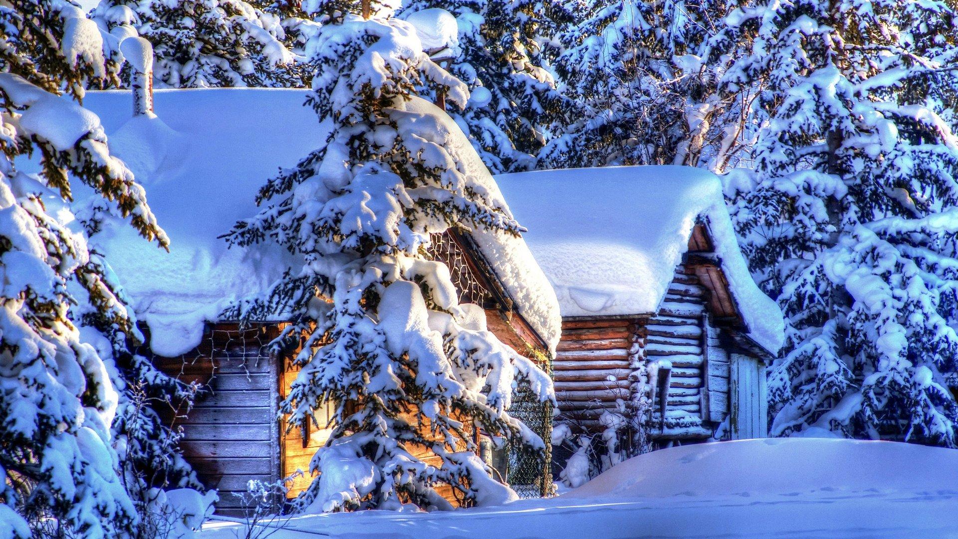 Winterlandschaft Wallpaper - Paisajes De Alaska Invierno , HD Wallpaper & Backgrounds
