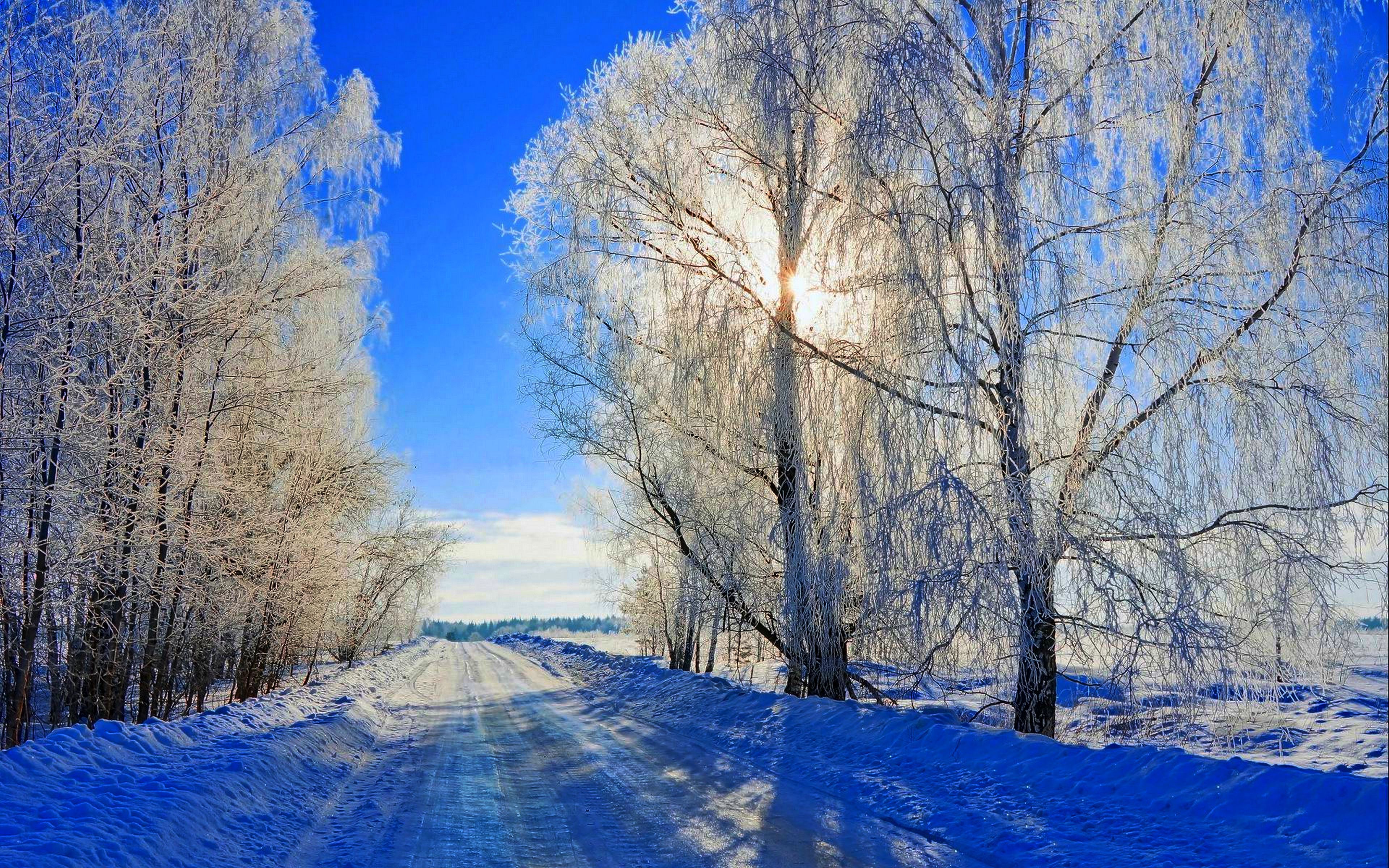 Snowy - Landscape - Зима Обой На Рабочий Стол Высокого Качества , HD Wallpaper & Backgrounds