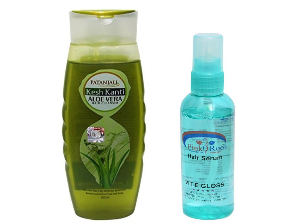 Buy Patanjali Kesh Kanti Aloe Vera Hair Cleanser And - Patanjali Aloe Vera Shampoo , HD Wallpaper & Backgrounds