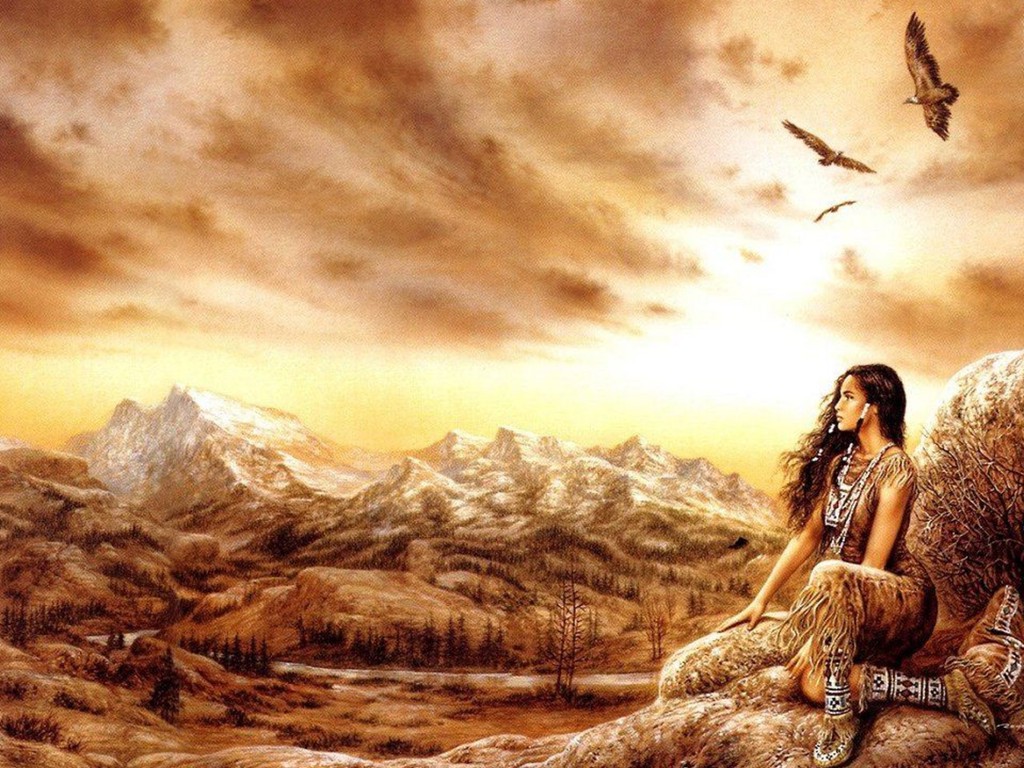 Pocahontas Wallpaper - Luis Royo , HD Wallpaper & Backgrounds