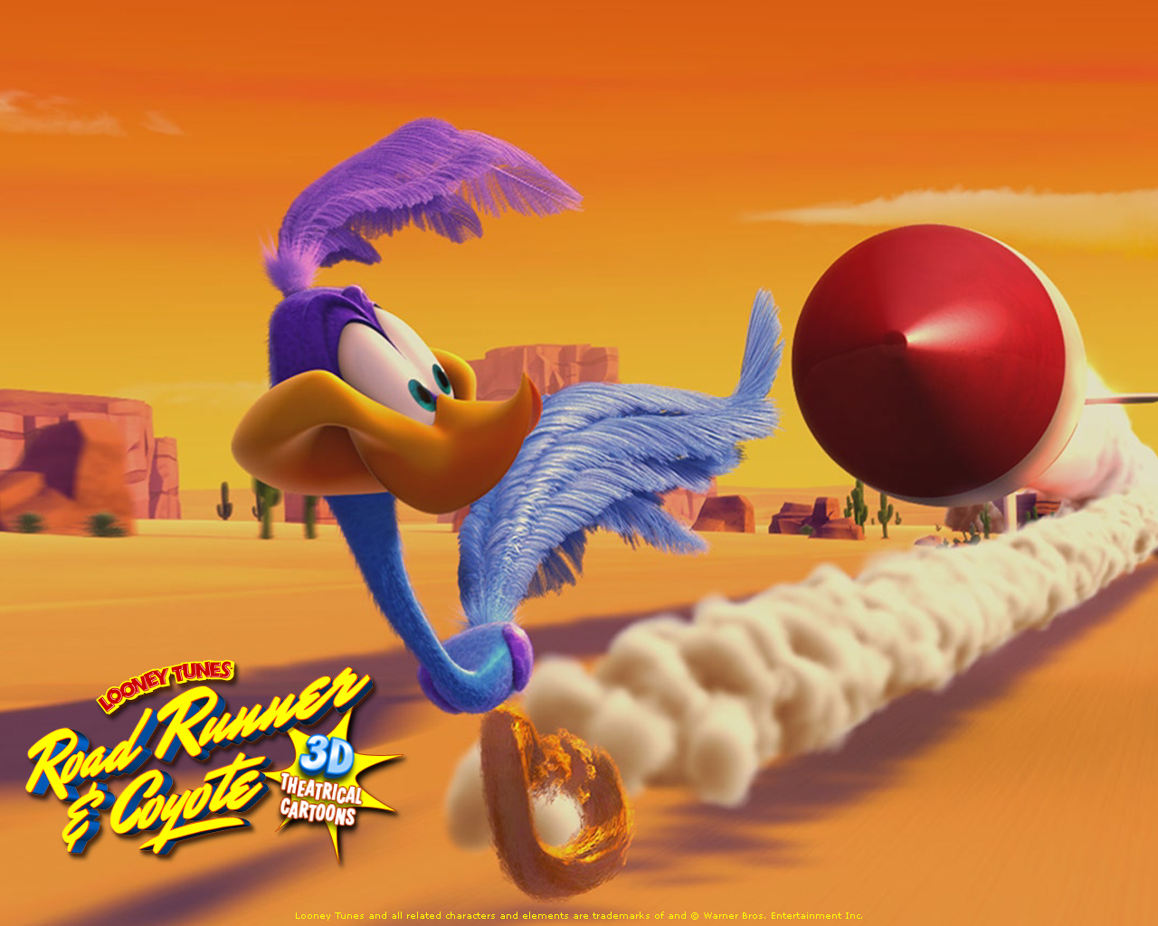 Road Runner Fotos - Road Runner Looney Tunes 3d , HD Wallpaper & Backgrounds