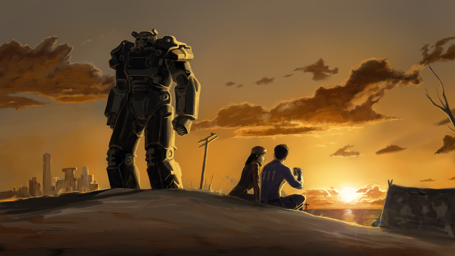 Fallout Concept Art 1080p , HD Wallpaper & Backgrounds