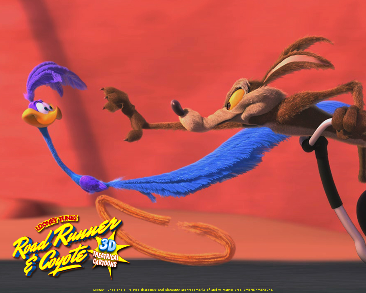 Coyote And The Road Runner Wallpaper - Coyote Road Runner 3d , HD Wallpaper & Backgrounds