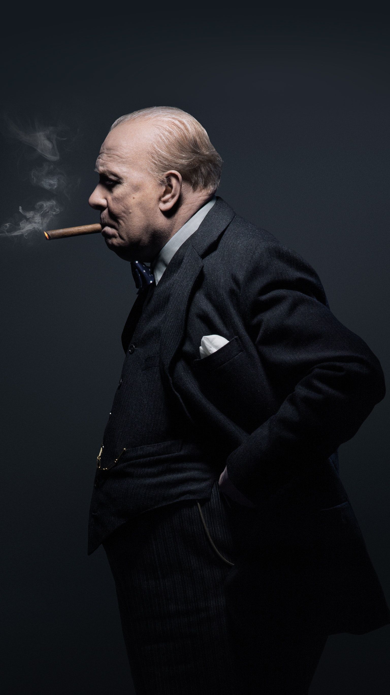 Winston Churchill - Winston Churchill Gary Oldman Comparison , HD Wallpaper & Backgrounds