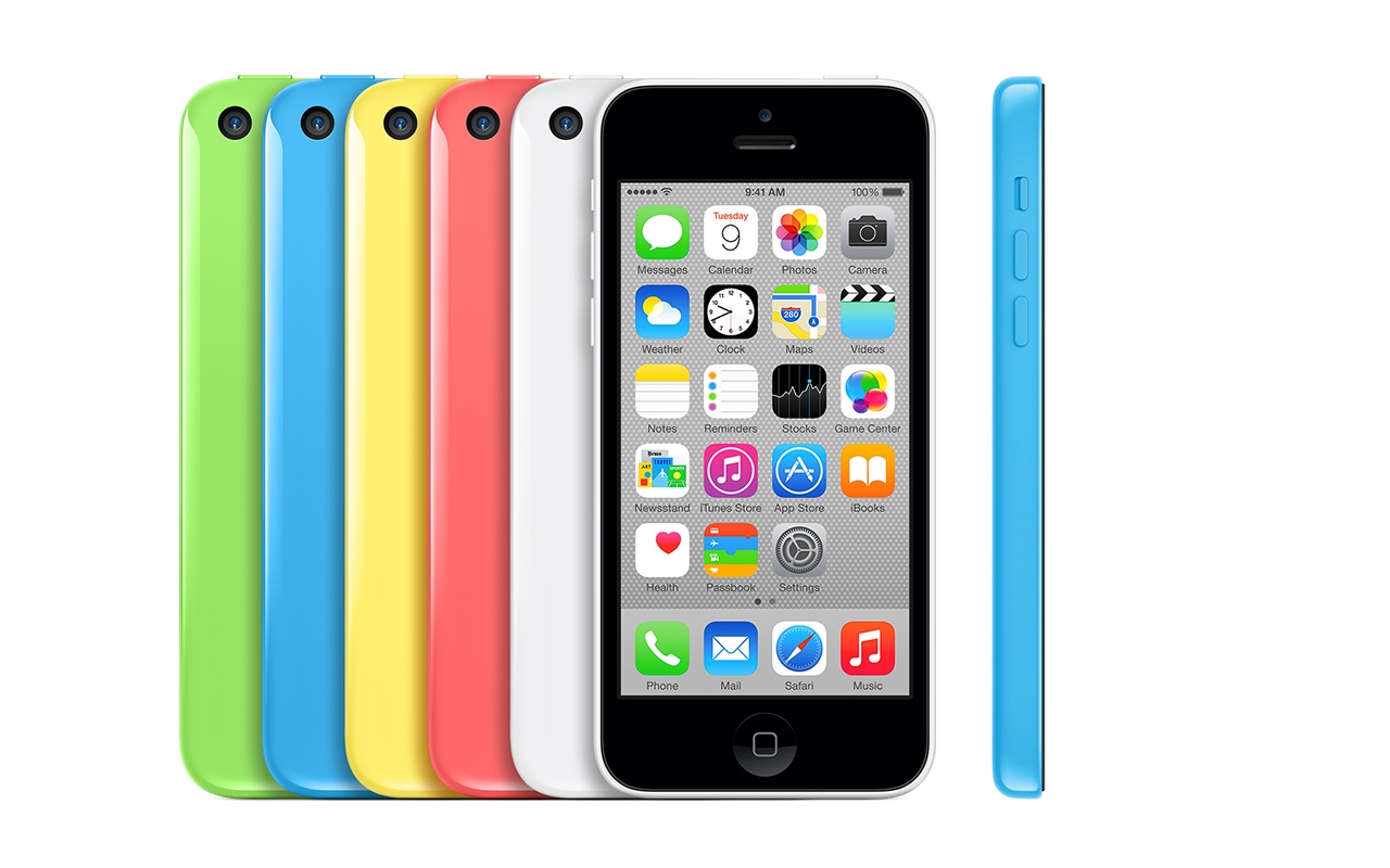 Apple Introduced This Phone Alongside The Iphone 5s - Did The First Apple Phone Look Like , HD Wallpaper & Backgrounds