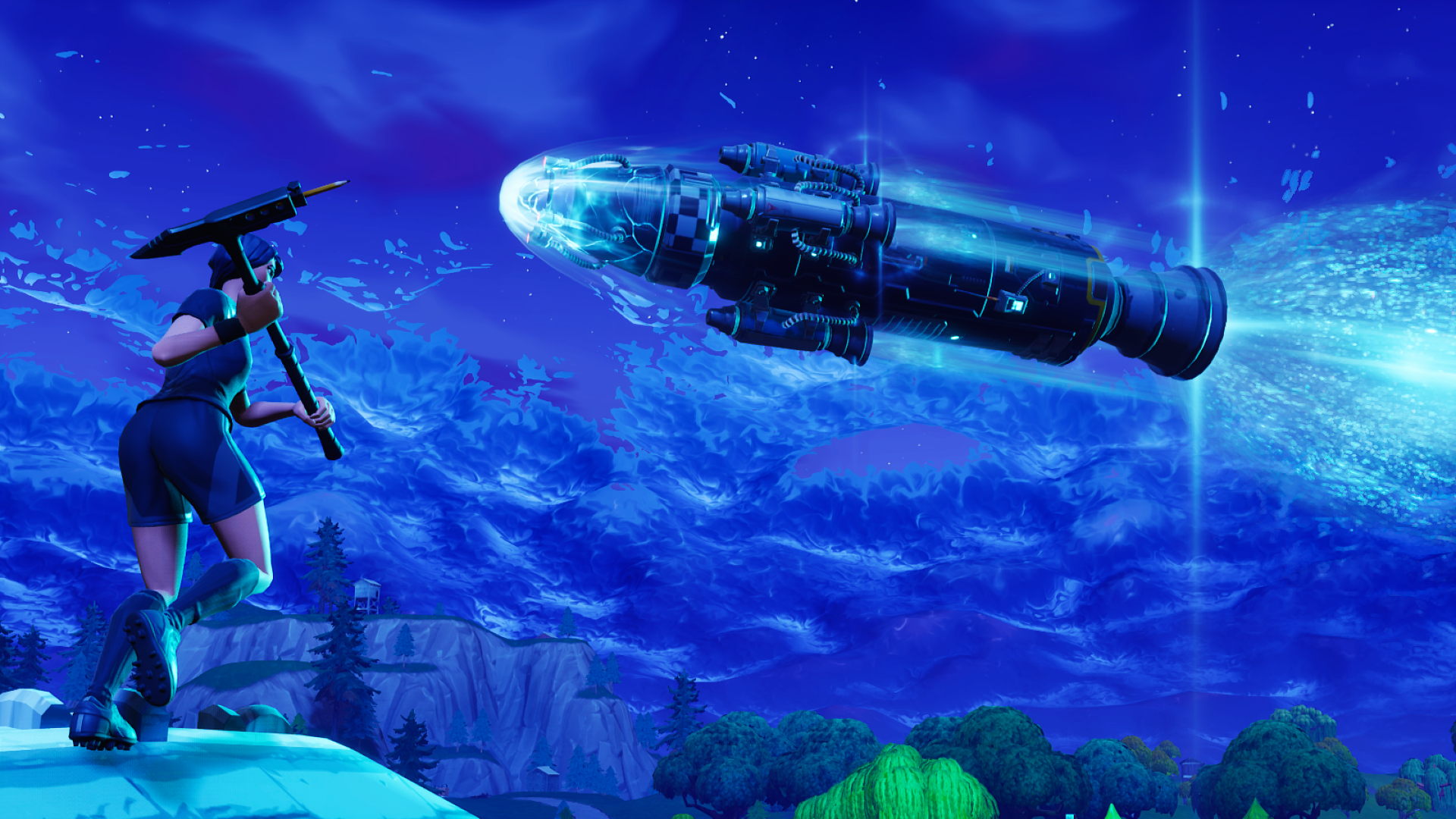 In Those Days Hd Wallpapers Page - Fortnite Season 4 Rocket , HD Wallpaper & Backgrounds