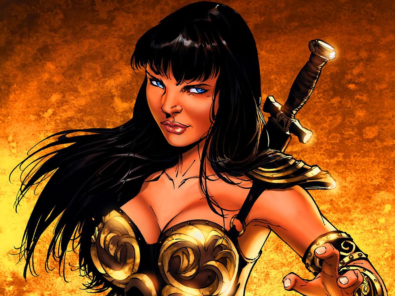 Wallpaper Images Xena Warrior Princess - Xena The Warrior Princess Comic , HD Wallpaper & Backgrounds