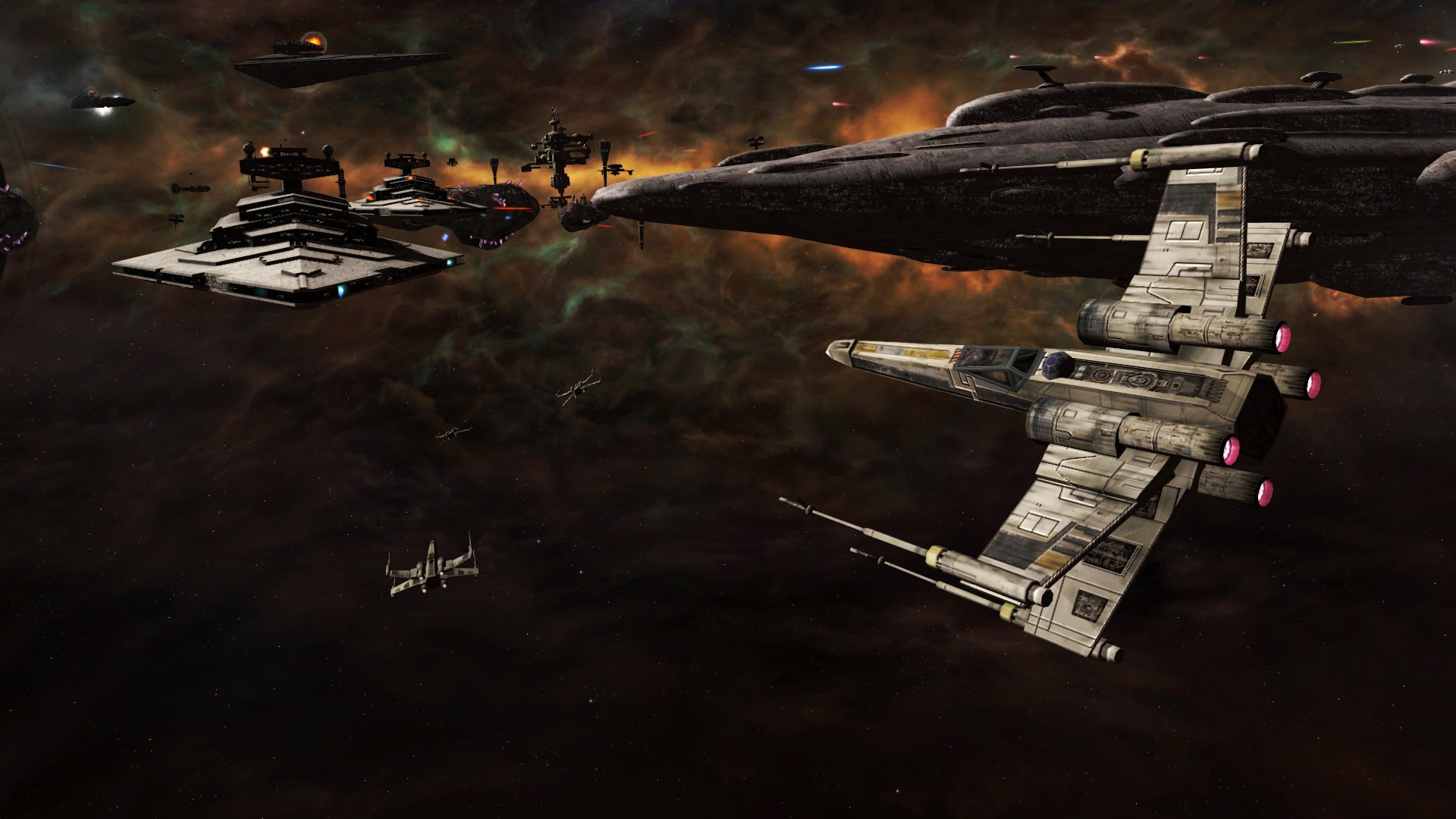 Star Wars X Wing Vs Tie Fighter , HD Wallpaper & Backgrounds