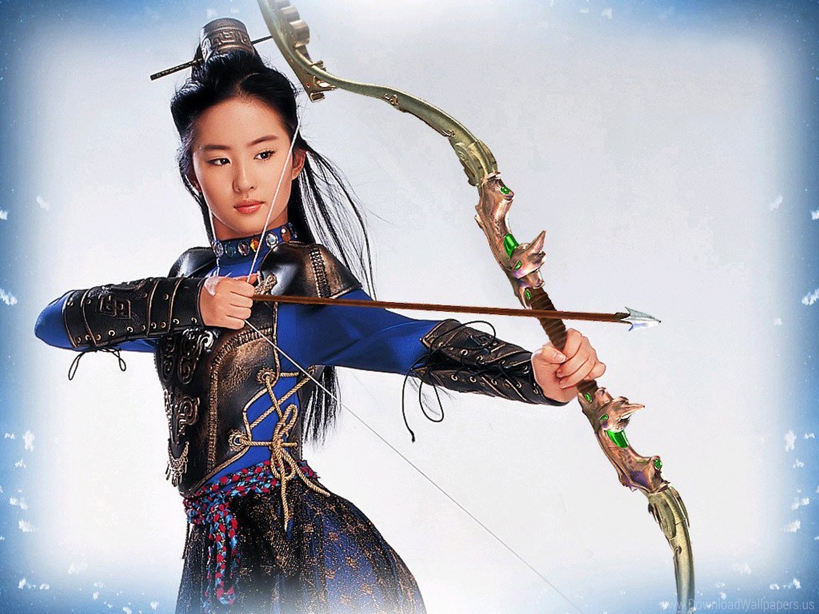 Liu Yifei Wallpaper - Yifei Liu Forbidden Kingdom , HD Wallpaper & Backgrounds