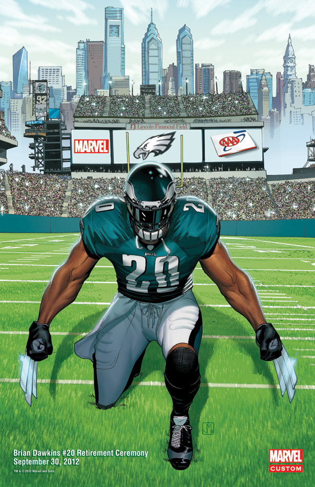 Marvel Comics To Produce Limited Edition Brian Dawkins - Brian Dawkins Weapon X , HD Wallpaper & Backgrounds