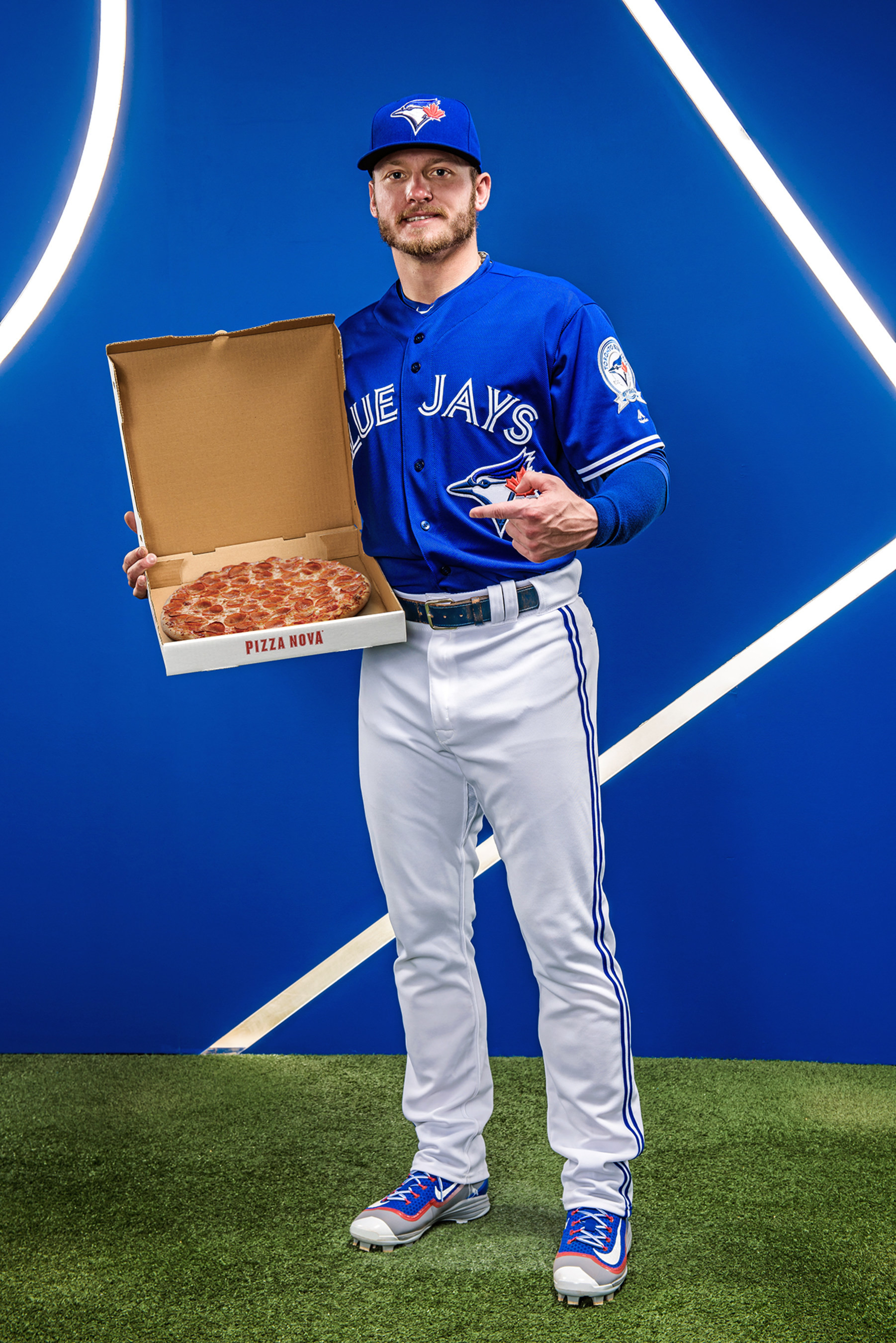 Josh Donaldson Und Jose Bautista Kã¶nnen Mit Toronto - Toronto Blue Jays Pizza Nova , HD Wallpaper & Backgrounds