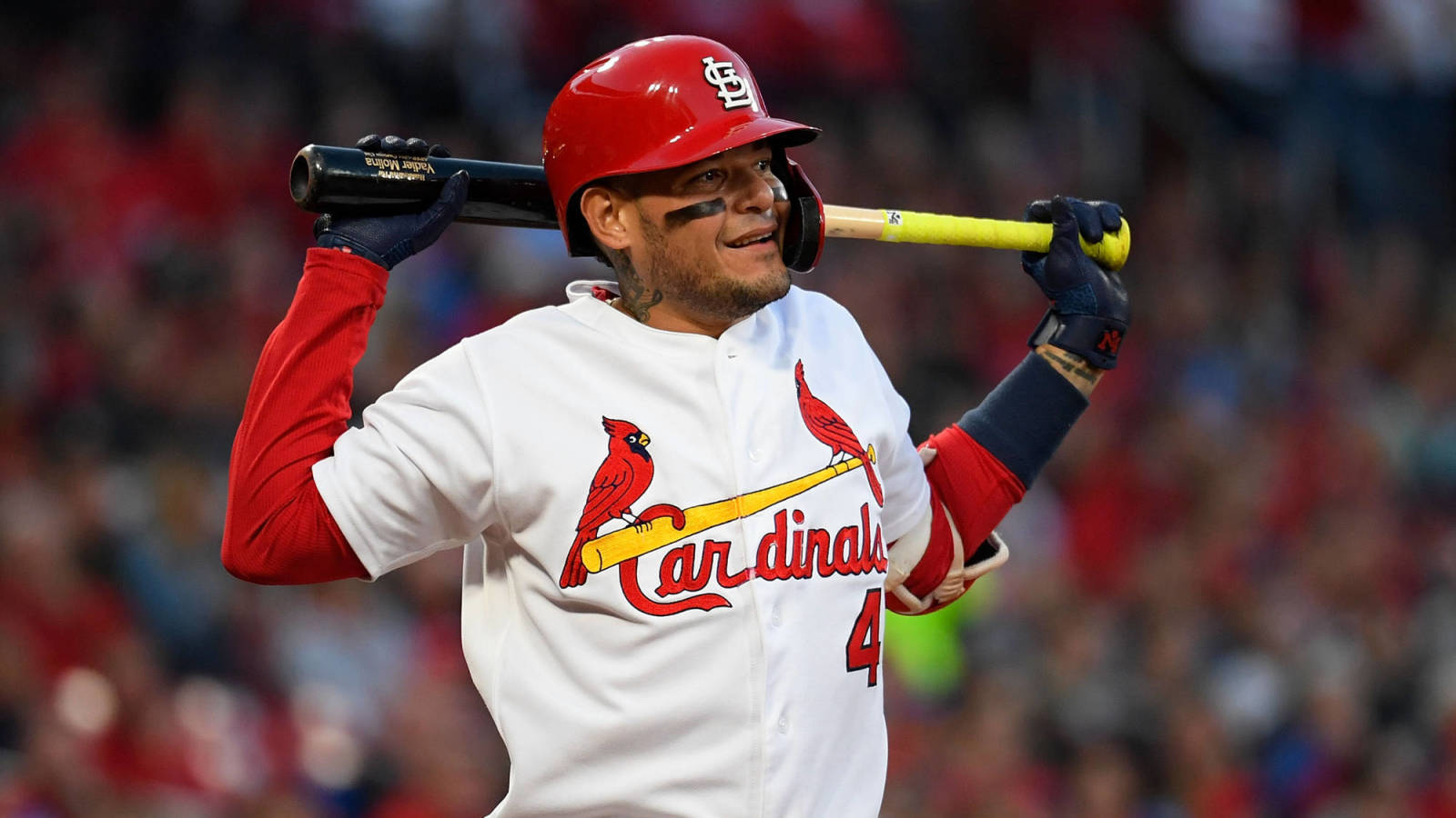 Yadier Molina Heads To Il With Thumb Tendon Strain - Baseball Player , HD Wallpaper & Backgrounds