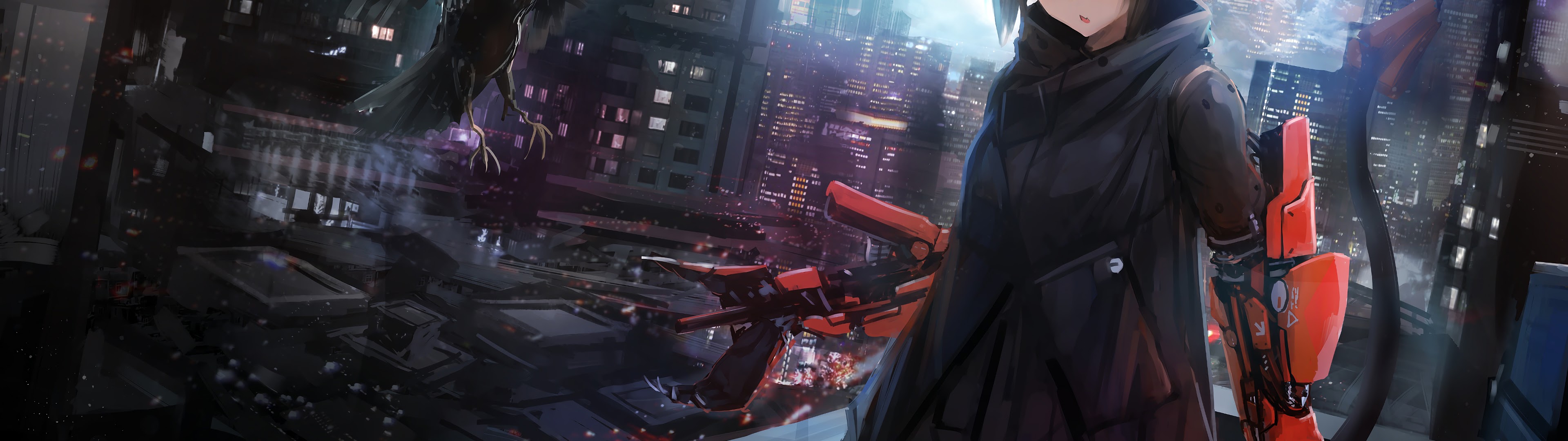 Dual Full Hd - Sci Fi Anime Girl (#1832422) - HD Wallpaper ...