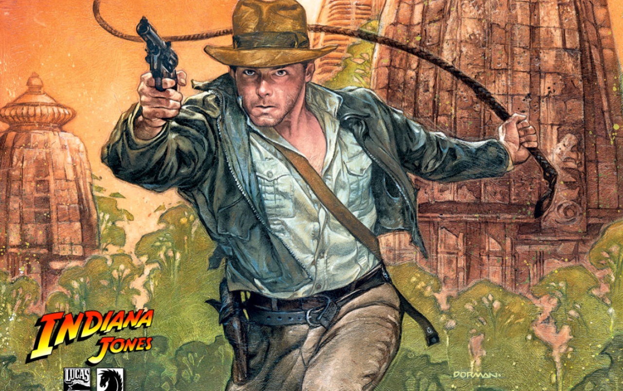 Original Adventures Of Indiana Jones Wallpapers - Indiana Jones Dark Horse Comics , HD Wallpaper & Backgrounds