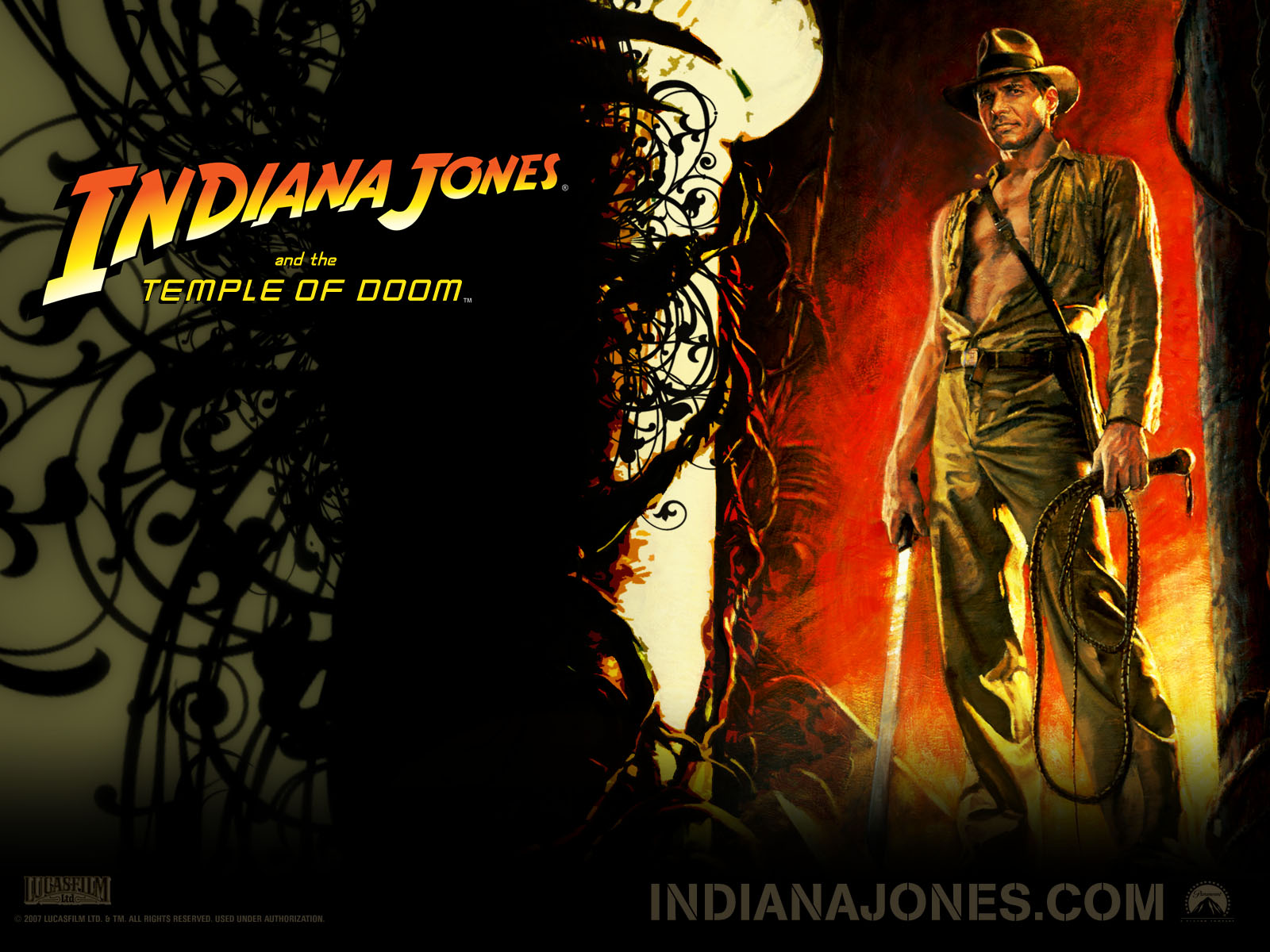 Indiana Jones And The Temple Of Doom Wallpaper - Indiana Jones And The Temple Of Doom , HD Wallpaper & Backgrounds